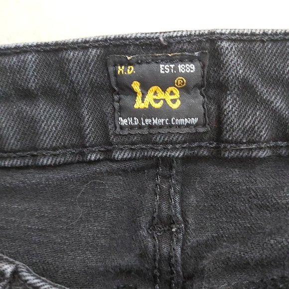 Jeans LEE Cameron Style Black Stretch Regular Boot Cut Low Waist 29 x 30 Women - Picture 9 of 13